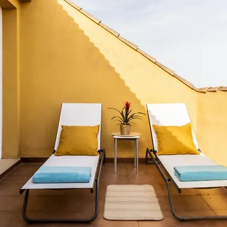 Casa Sol Duplex Penthouse, Pool, Bbq, Sauna, Gym Apartment *